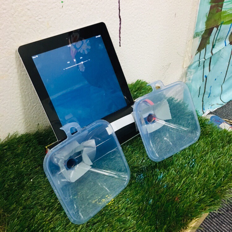 【高性能スマホ・アイパッド用スピーカー】をつくりました！子供の科学工作