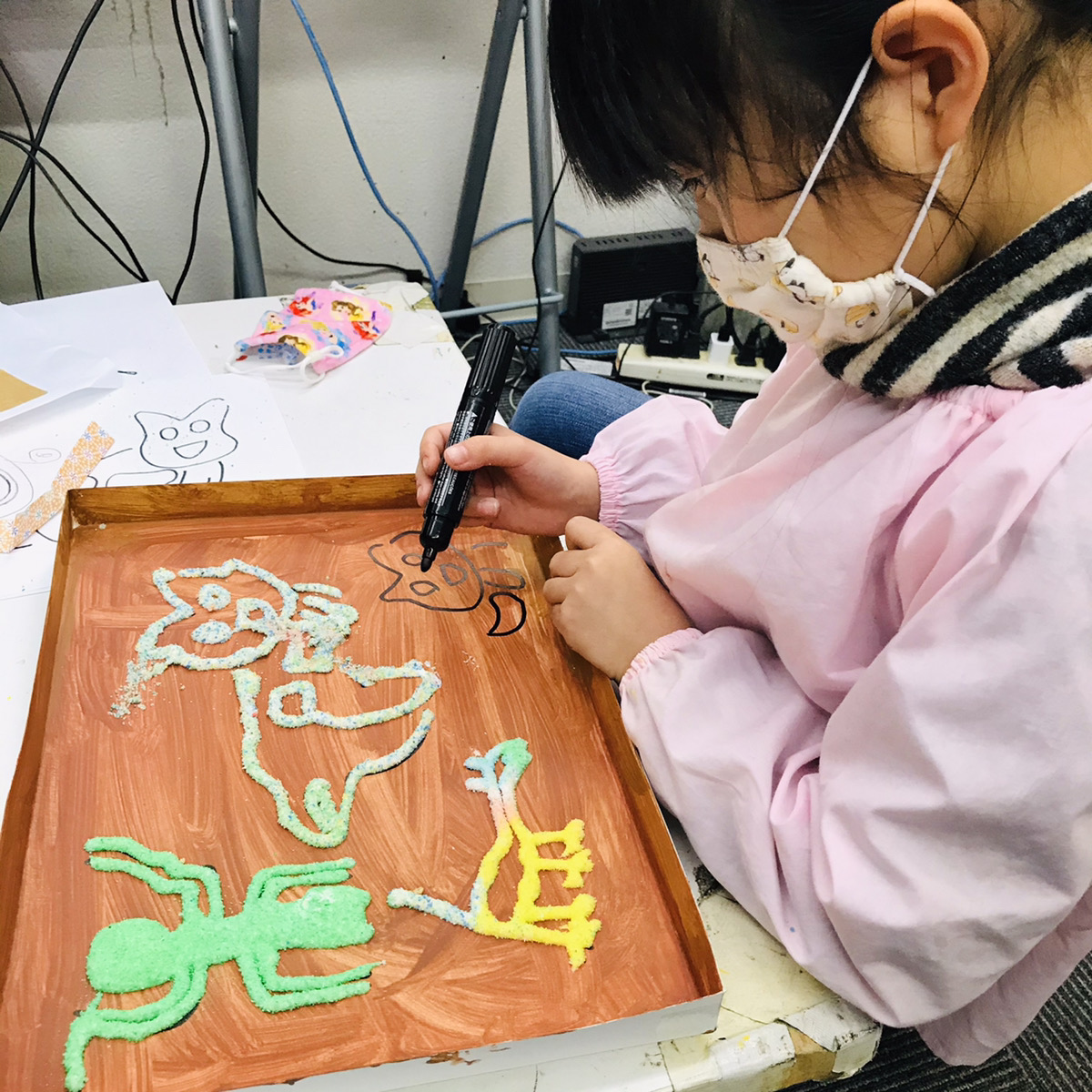 【ナスカの地上絵・砂絵アートに挑戦！】子供でも簡単サンドアート